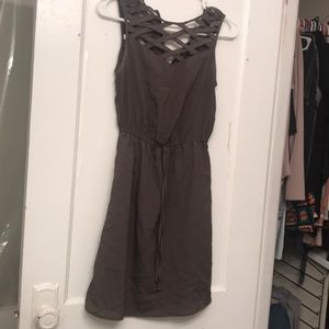 Olive summer dress